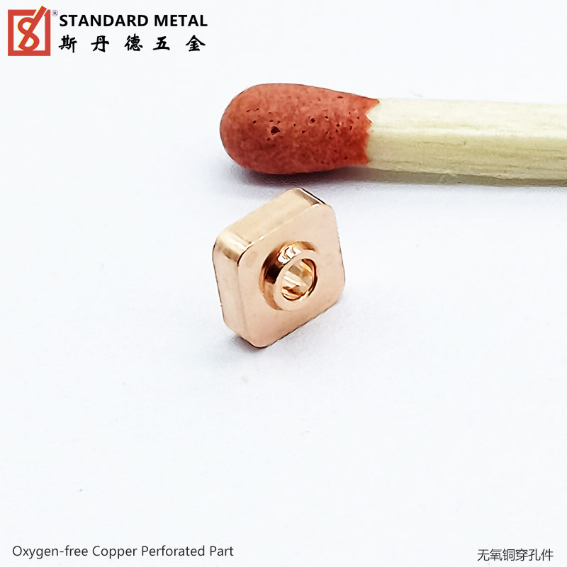 Cold Extruded Oxygen-free copper perforated parts